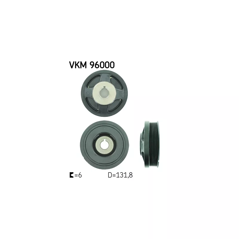Poulie, vilebrequin SKF VKM 96000 - Visuel 1