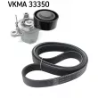 Jeu de courroies trapézoïdales à nervures SKF [VKMA 33350]