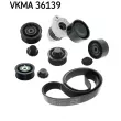 SKF VKMA 36139 - Jeu de courroies trapézoïdales à nervures