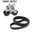 SKF VKMA 38353 - Jeu de courroies trapézoïdales à nervures