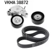 SKF VKMA 38872 - Jeu de courroies trapézoïdales à nervures
