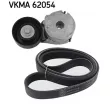 Jeu de courroies trapézoïdales à nervures SKF [VKMA 62054]