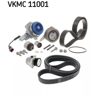 Pompe à eau + kit de courroie crantée SKF VKMC 11001