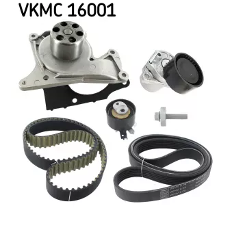 Pompe à eau + kit de courroie crantée SKF [VKMC 16001]