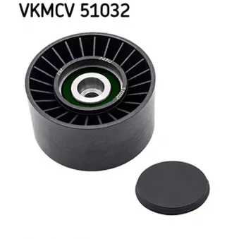 Poulie renvoi/transmission, courroie trapézoïdale à nervures SKF OEM 0005500433