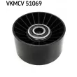 SKF VKMCV 51069 - Poulie renvoi/transmission, courroie trapézoïdale à nervures