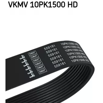 SKF VKMV 10PK1500 HD - Courroie trapézoïdale à nervures