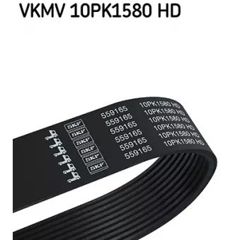 Courroie trapézoïdale à nervures SKF VKMV 10PK1580 HD