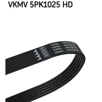 Courroie trapézoïdale à nervures SKF OEM 5010477334
