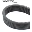 SKF VKMV 7DK1697 - Courroie trapézoïdale à nervures