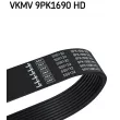 SKF VKMV 9PK1690 HD - Courroie trapézoïdale à nervures