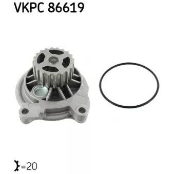 Pompe à eau SKF VKPC 86619