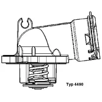 Thermostat d'eau WAHLER OEM 6422002015