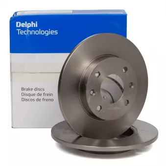 Jeu de 2 disques de frein avant DELPHI [BG2213]