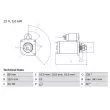 BOSCH 0 986 017 750 - Démarreur