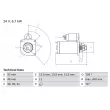 BOSCH 0 986 017 810 - Démarreur