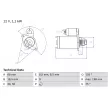 BOSCH 0 986 019 870 - Démarreur