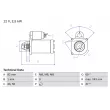 BOSCH 0 986 021 640 - Démarreur