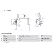 BOSCH 0 986 022 670 - Démarreur