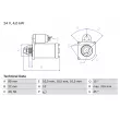 BOSCH 0 986 022 990 - Démarreur