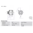 BOSCH 0 986 085 480 - Alternateur