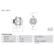 BOSCH 0 986 085 500 - Alternateur
