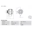 BOSCH 0 986 085 910 - Alternateur