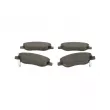 BOSCH 0 986 424 042 - Jeu de 4 plaquettes de frein avant