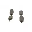 BOSCH 0 986 424 042 - Jeu de 4 plaquettes de frein avant