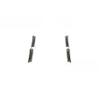 BOSCH 0 986 424 092 - Jeu de 4 plaquettes de frein avant