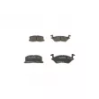 BOSCH 0 986 424 264 - Jeu de 4 plaquettes de frein avant