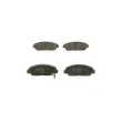 BOSCH 0 986 424 289 - Jeu de 4 plaquettes de frein avant