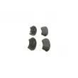BOSCH 0 986 424 466 - Jeu de 4 plaquettes de frein avant