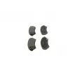 BOSCH 0 986 424 466 - Jeu de 4 plaquettes de frein avant