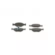BOSCH 0 986 424 514 - Jeu de 4 plaquettes de frein avant
