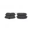 BOSCH 0 986 460 035 - Jeu de 4 plaquettes de frein avant