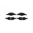 BOSCH 0 986 460 081 - Jeu de 4 plaquettes de frein avant