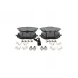 BOSCH 0 986 460 116 - Jeu de 4 plaquettes de frein avant