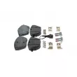 BOSCH 0 986 460 116 - Jeu de 4 plaquettes de frein avant