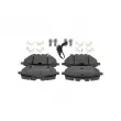 BOSCH 0 986 460 116 - Jeu de 4 plaquettes de frein avant