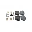 BOSCH 0 986 460 116 - Jeu de 4 plaquettes de frein avant