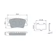 BOSCH 0 986 460 119 - Jeu de 4 plaquettes de frein arrière