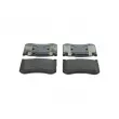 BOSCH 0 986 460 124 - Jeu de 4 plaquettes de frein avant