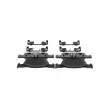 BOSCH 0 986 460 125 - Jeu de 4 plaquettes de frein avant