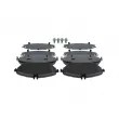 BOSCH 0 986 460 129 - Jeu de 4 plaquettes de frein avant