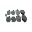 BOSCH 0 986 460 129 - Jeu de 4 plaquettes de frein avant