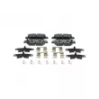 Jeu de 4 plaquettes de frein avant BOSCH [0 986 460 138]
