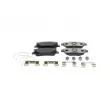 BOSCH 0 986 460 141 - Jeu de 4 plaquettes de frein avant