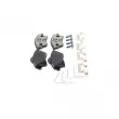 BOSCH 0 986 460 141 - Jeu de 4 plaquettes de frein avant