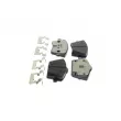 BOSCH 0 986 460 144 - Jeu de 4 plaquettes de frein avant